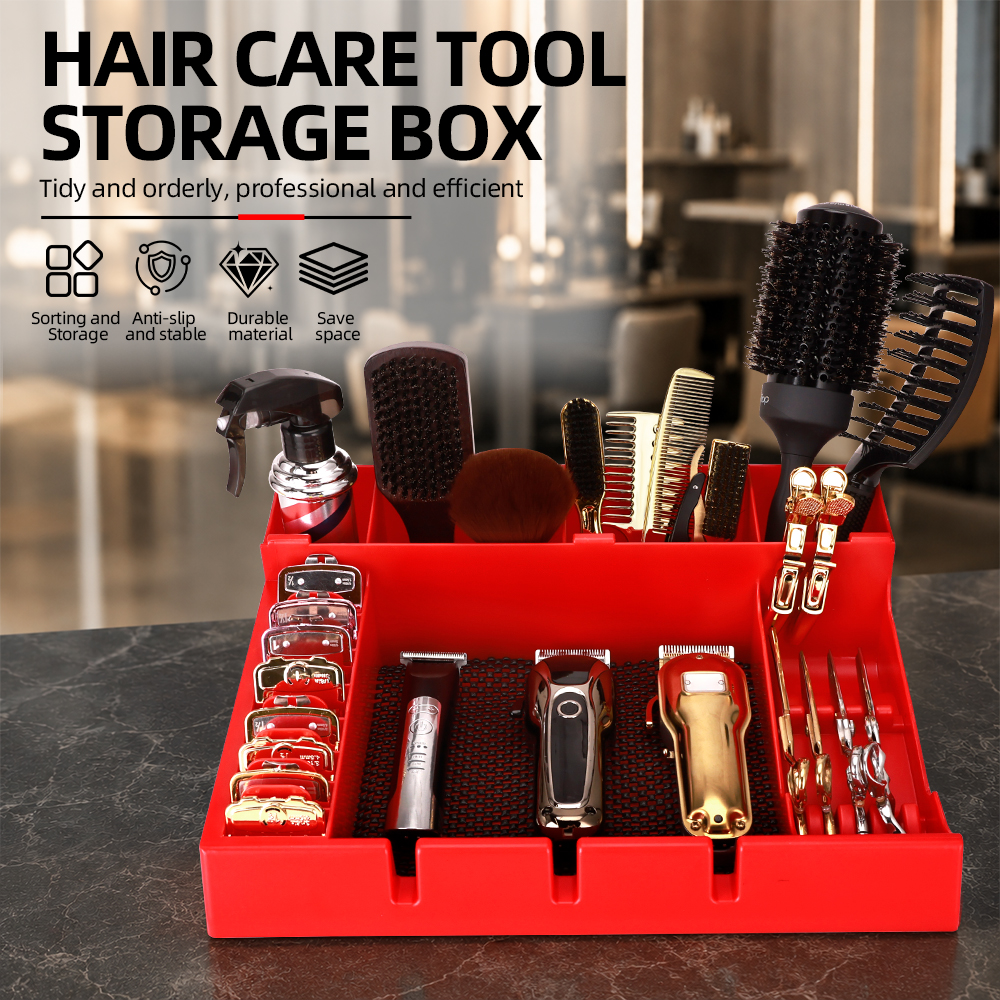 hair stylist desktop tool tray